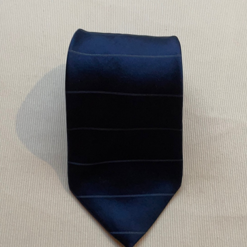 Blue Pin Stripe Neck Tie